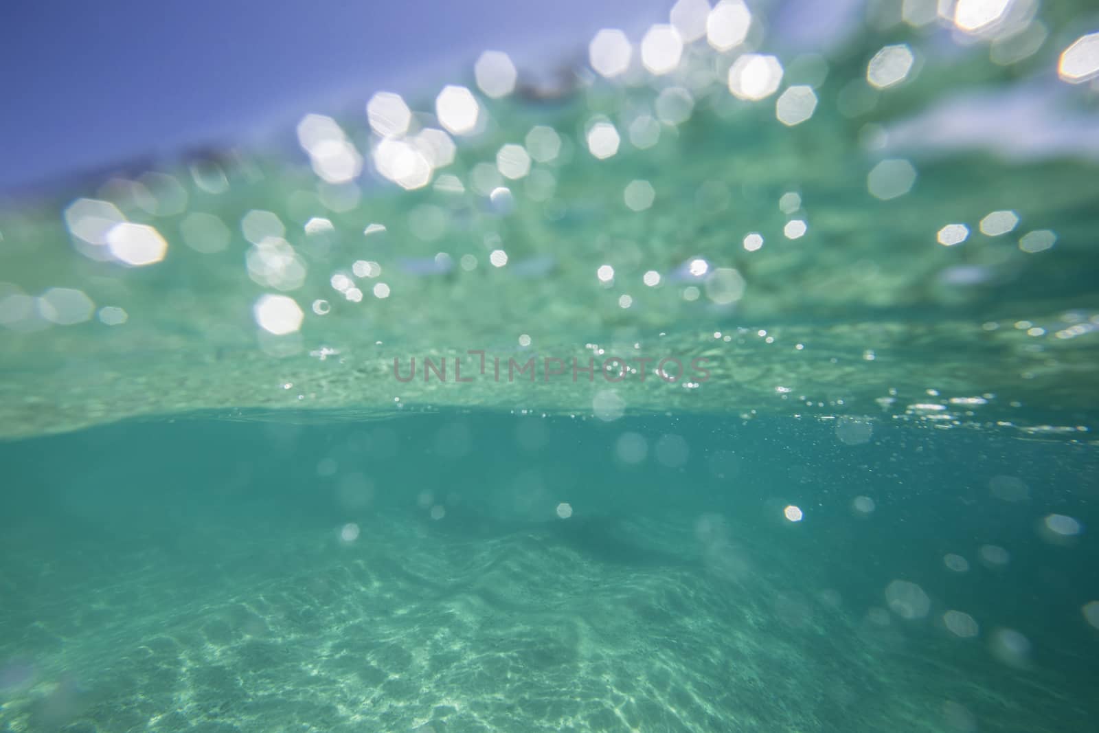 Water Ocean Background. Clear Blue Ripple Aqua Texture