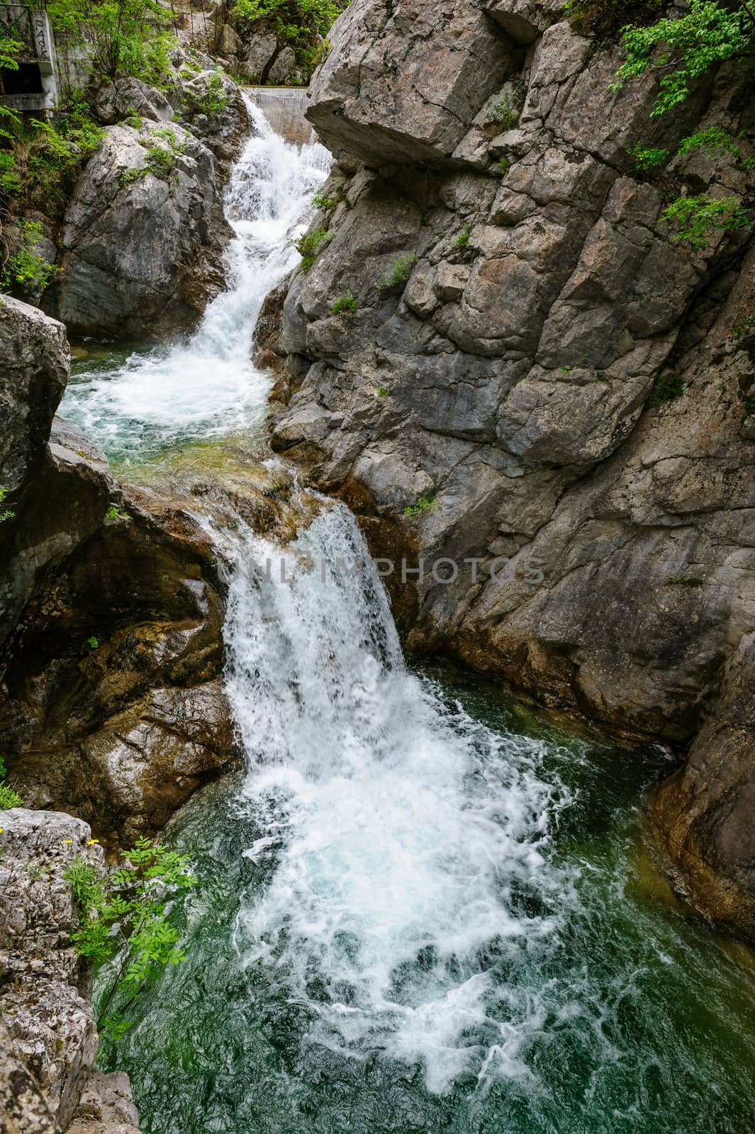 Waterfall in Olympus Mountains, Greece by starush