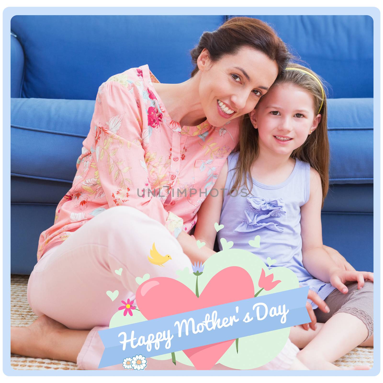 Composite image of mothers day greeting by Wavebreakmedia