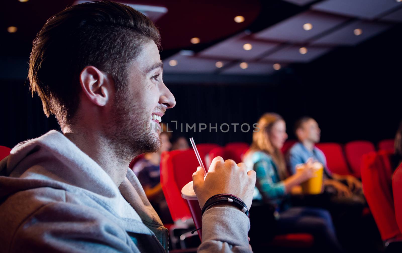 People watching a film  by Wavebreakmedia