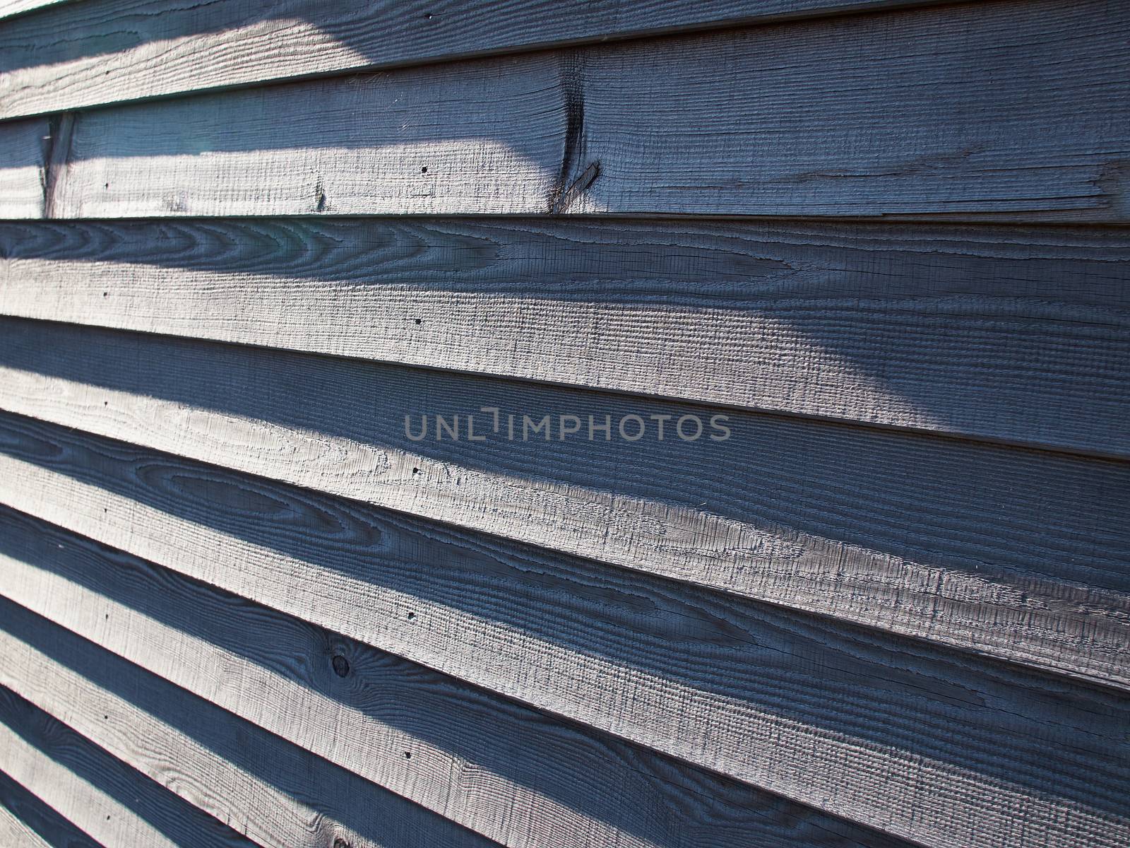 Wood wall siding in closeup view perspective angle   