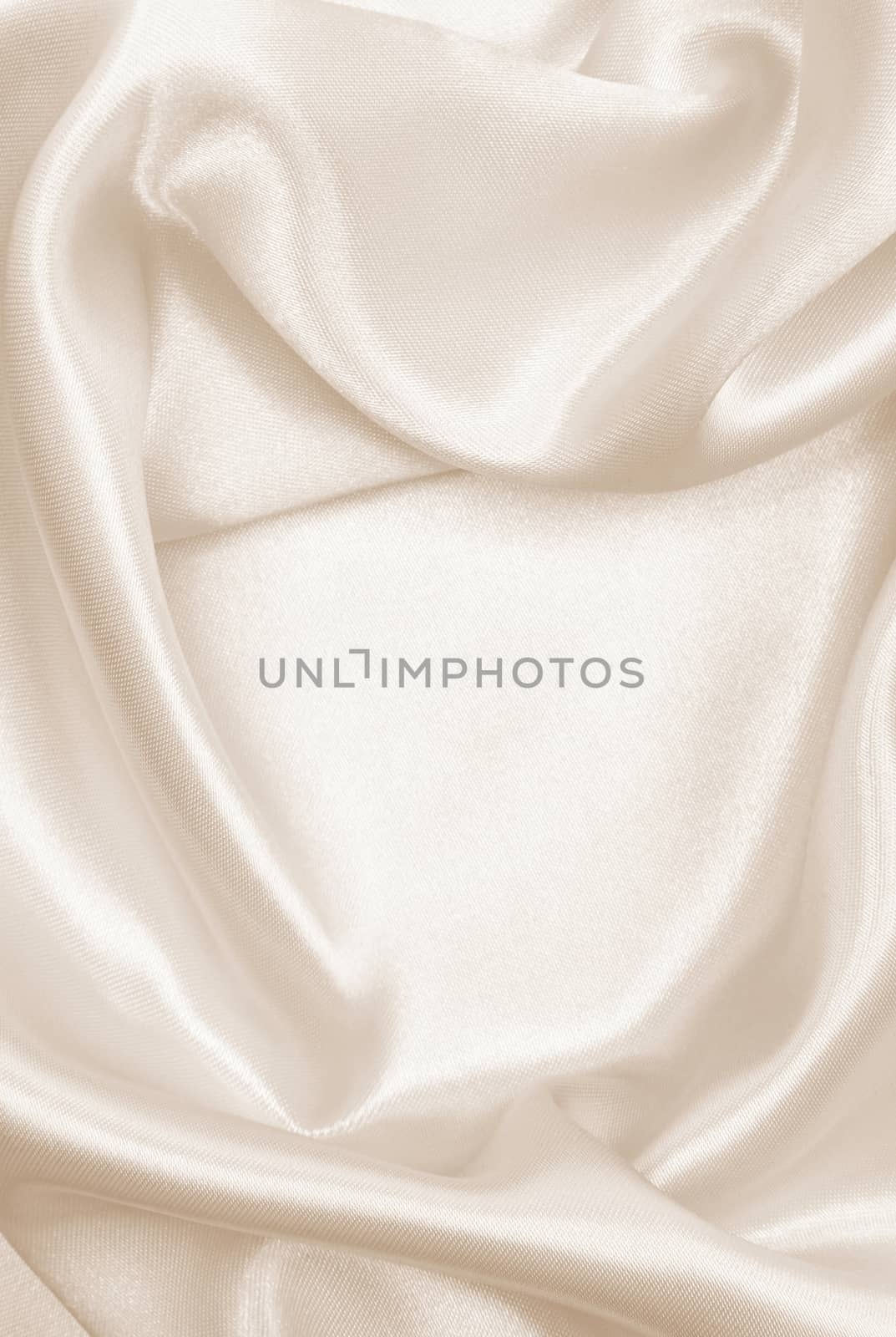 Smooth elegant golden silk can use as wedding background. In Sepia toned. Retro style