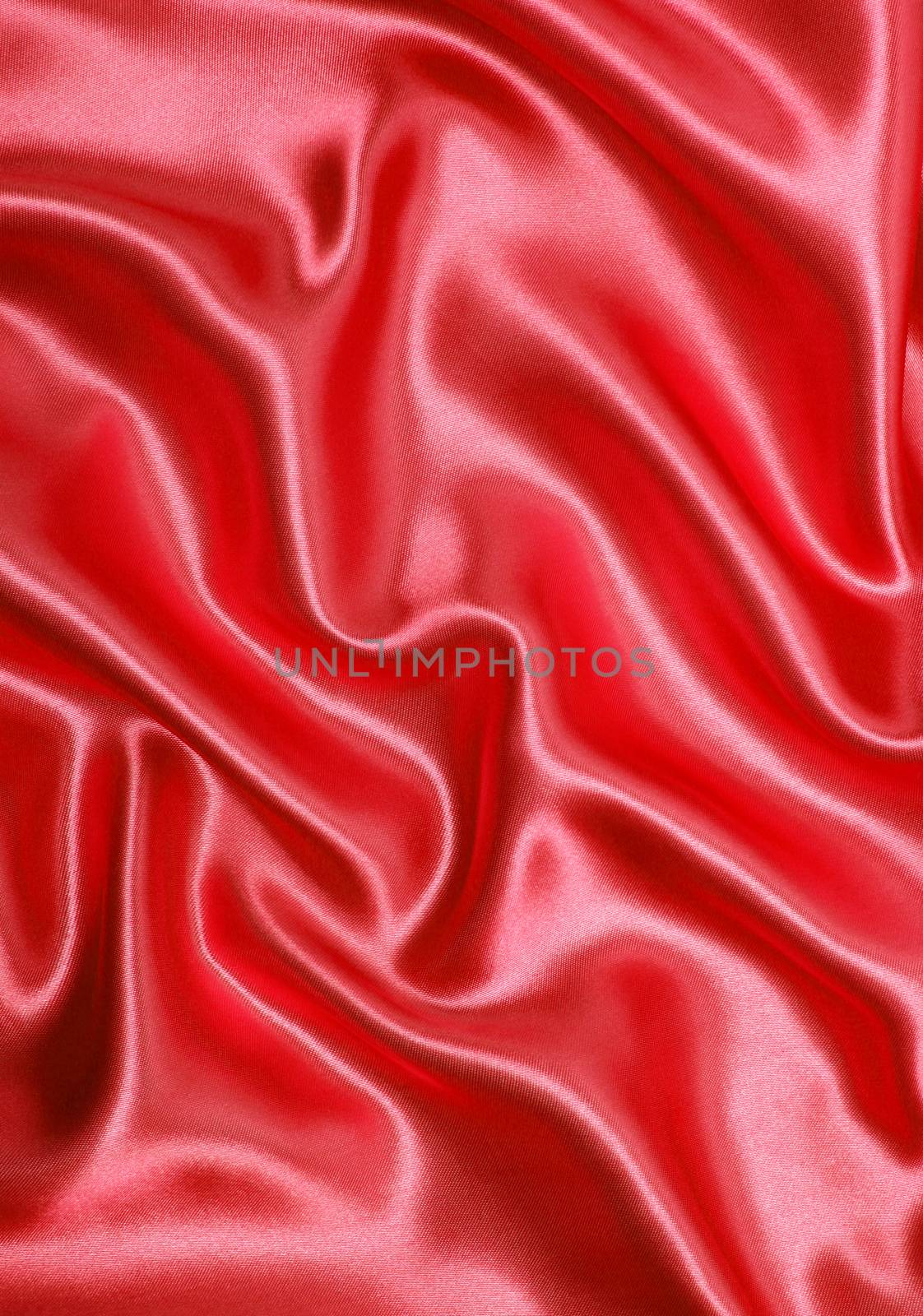 Smooth elegant red silk or satin can use as background 