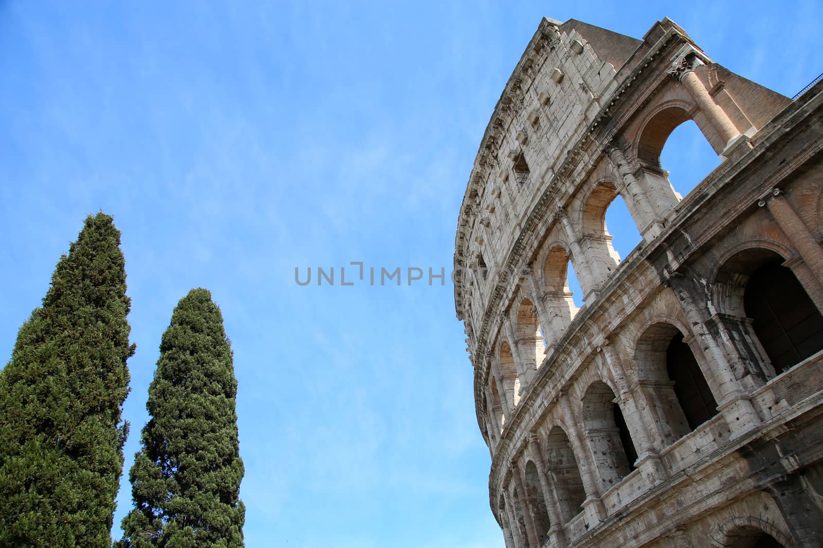 The Colosseum in Rome, Italy