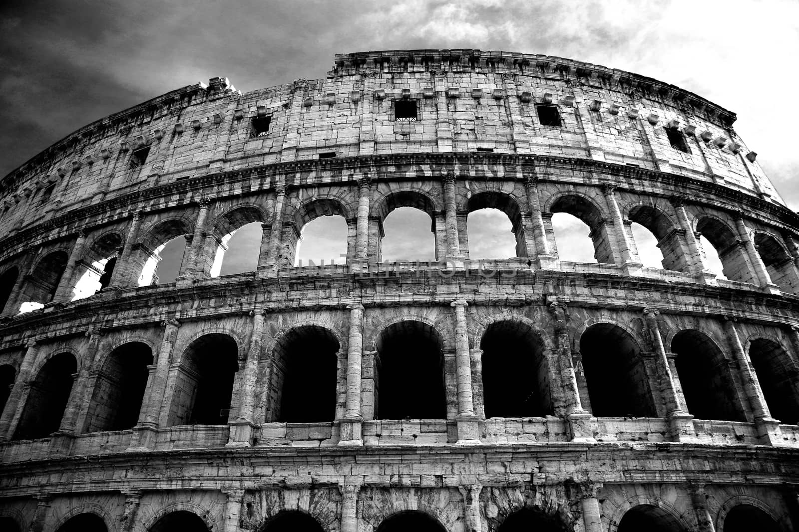 The Colosseum in Rome, Italy