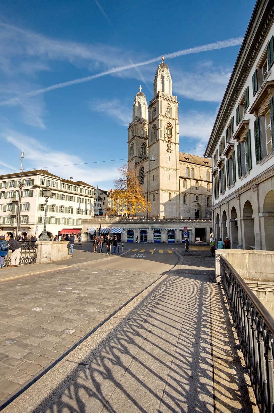 Cathedral of Zurich, Switzerland by anderm