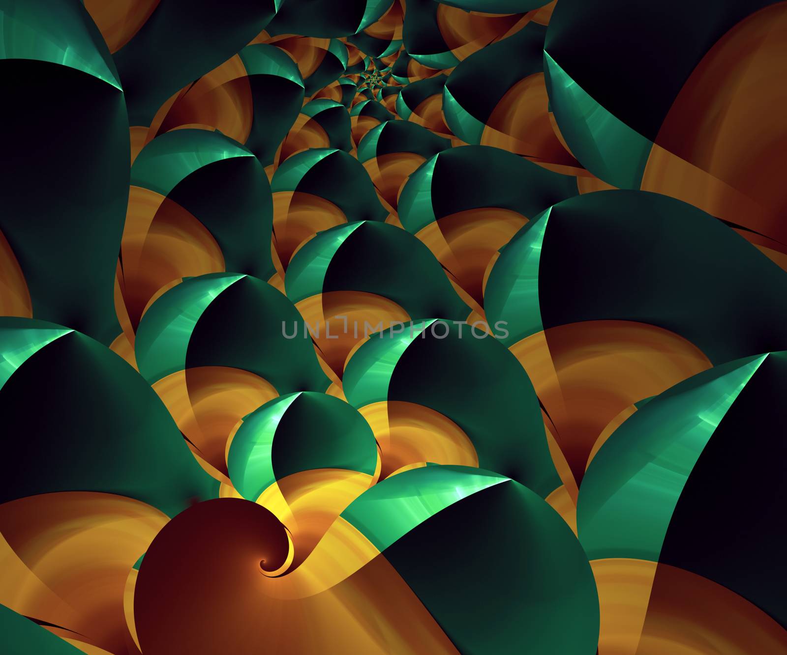 Computer generated fractal artwork for design, art and entertainment