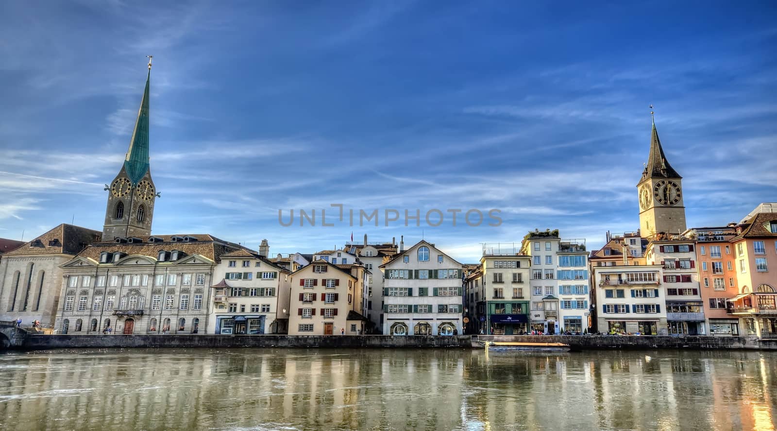 Center of Zurich, Switzerland by anderm