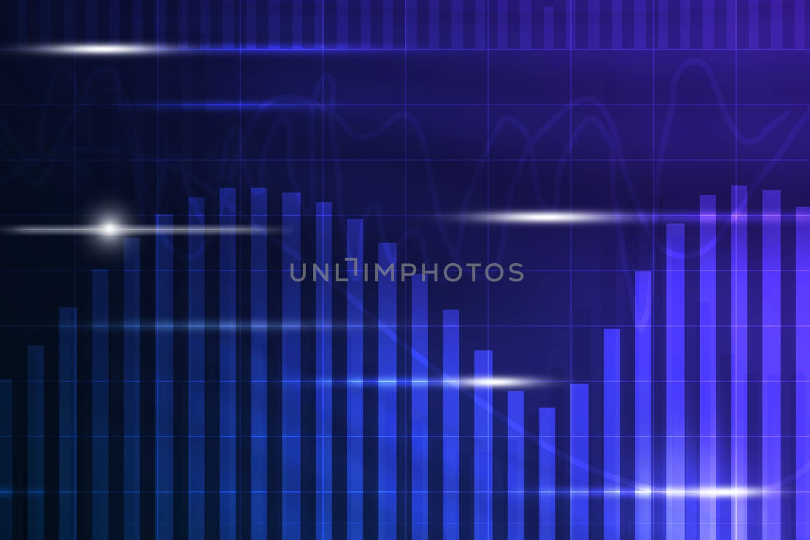 Abstract blue background  by cherezoff