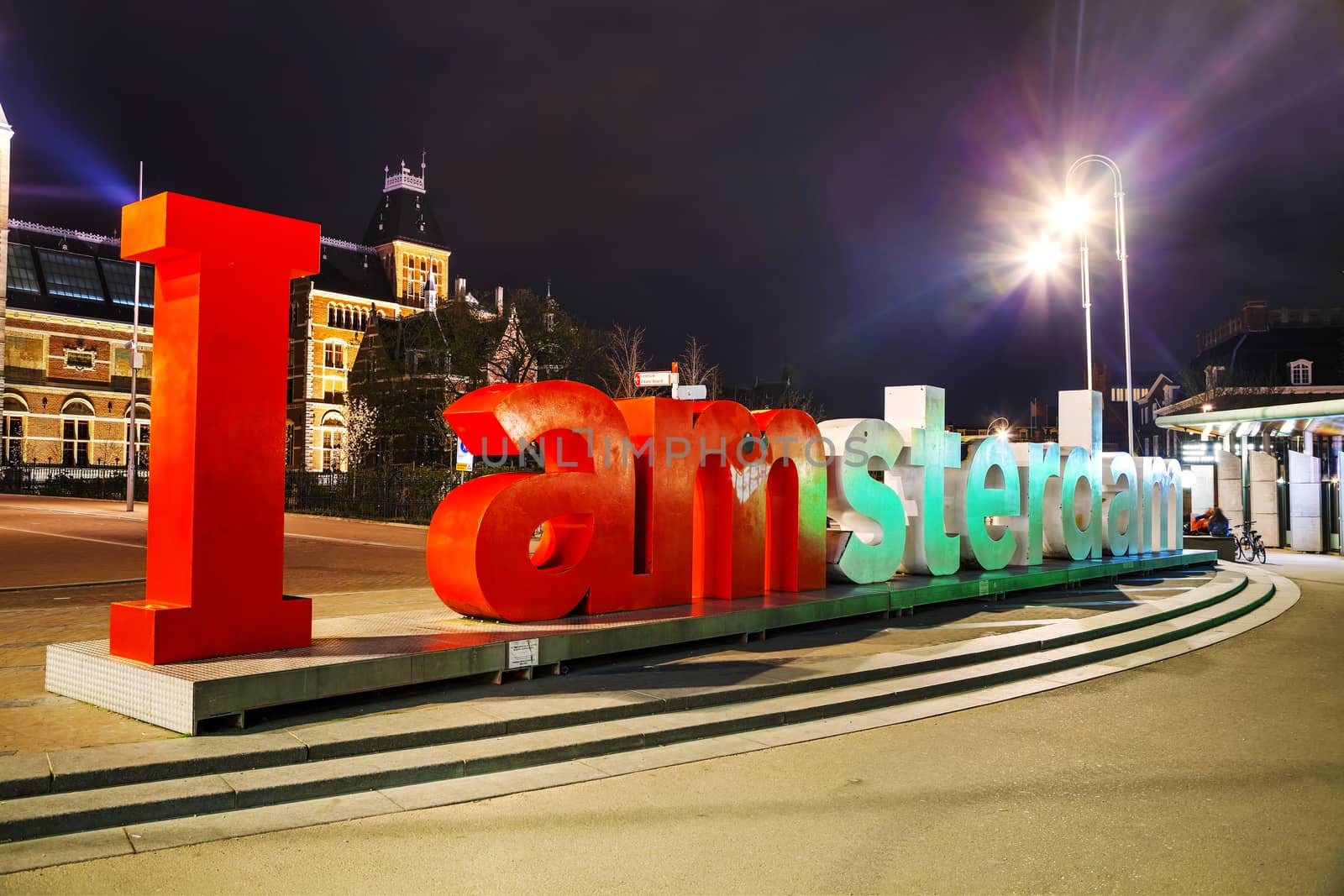 I Amsterdam slogan early in the evening by AndreyKr