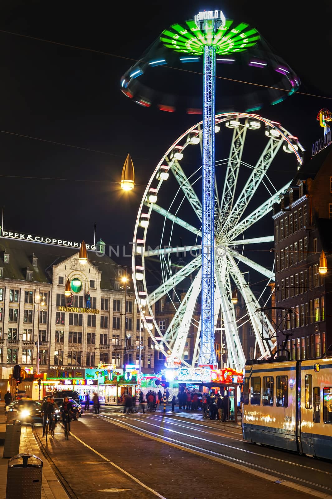 Dam square in Amsterdam by AndreyKr