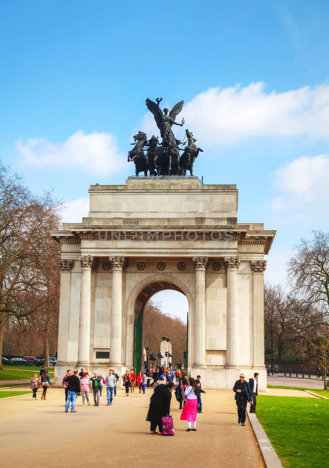 Wellington Arch monument in London, UK by AndreyKr