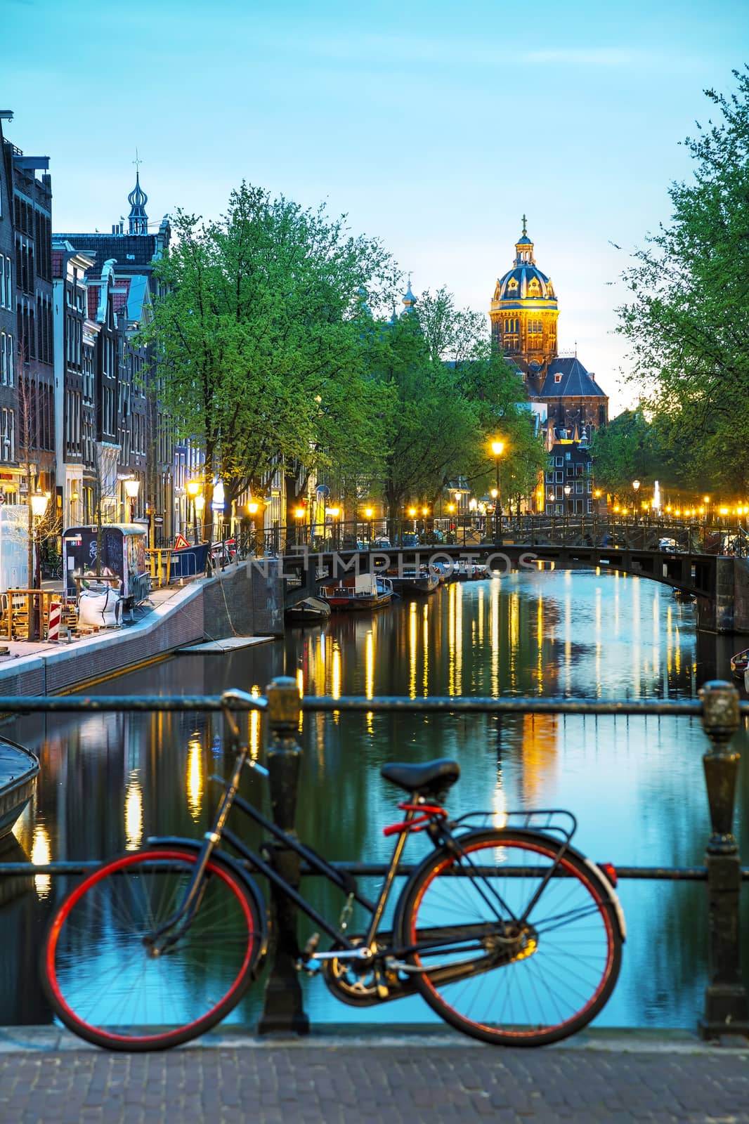 The Basilica of Saint Nicholas (Sint-Nicolaasbasiliek) in Amsterdam