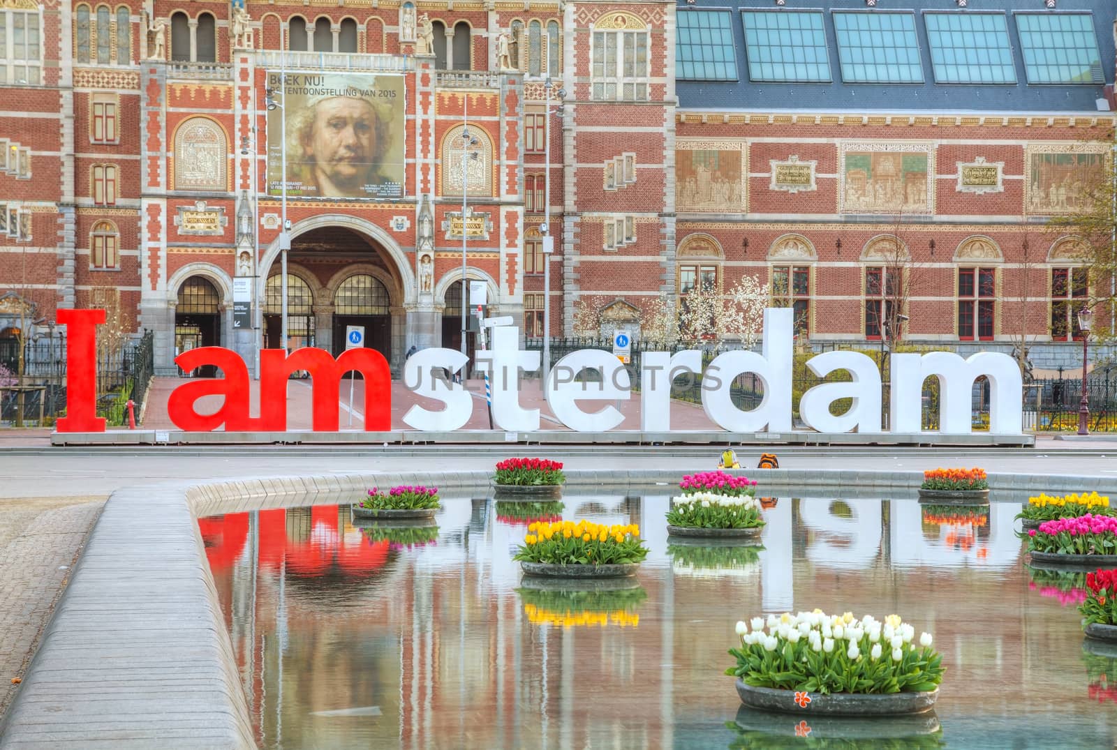 I Amsterdam slogan early in the morning by AndreyKr