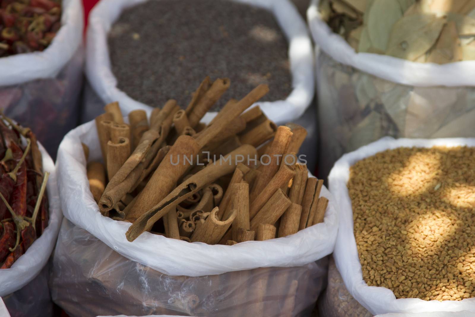 Spice Indian bazaar  Anjuna Market  Goa.