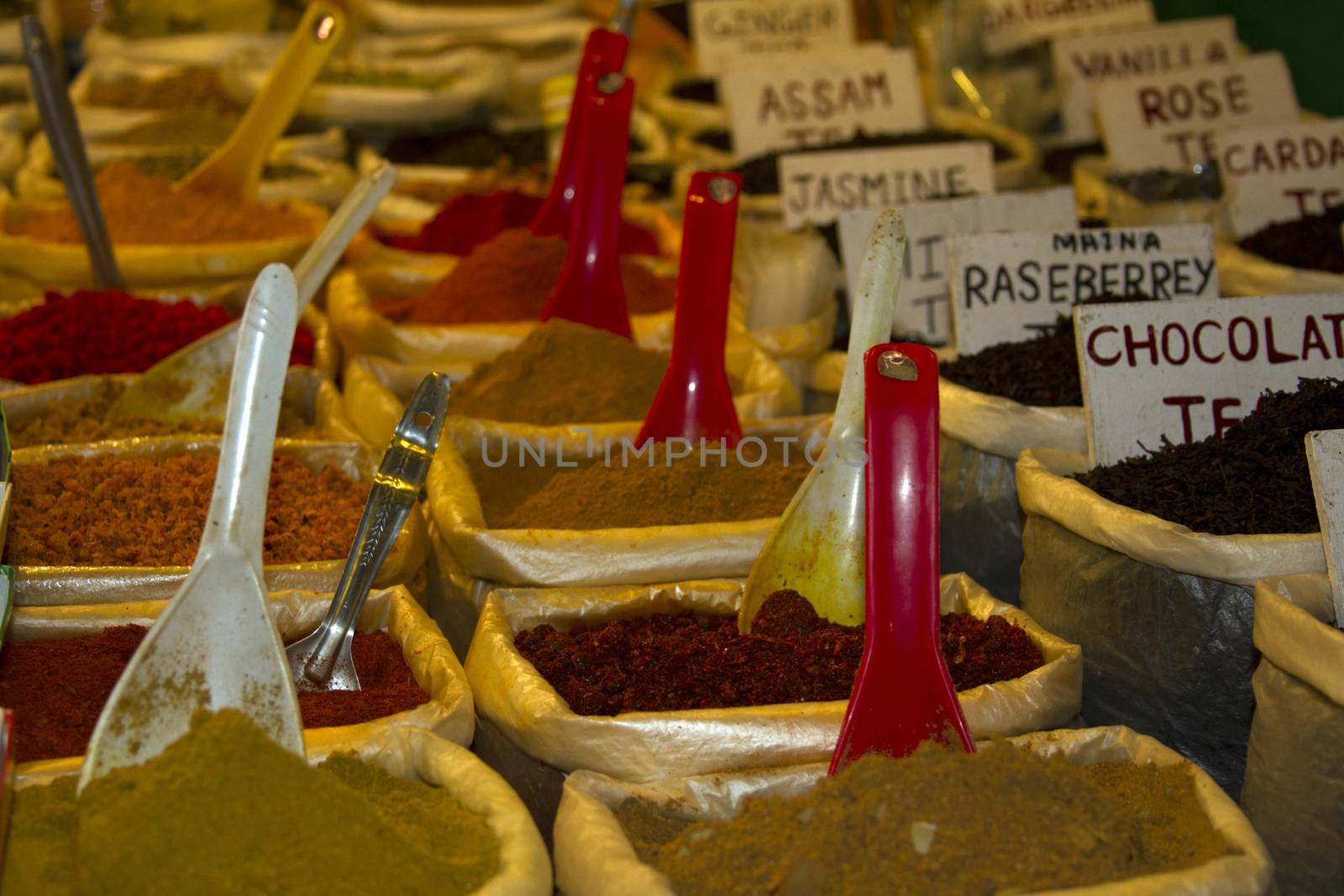 Spice Indian bazaar  Anjuna Market  Goa.