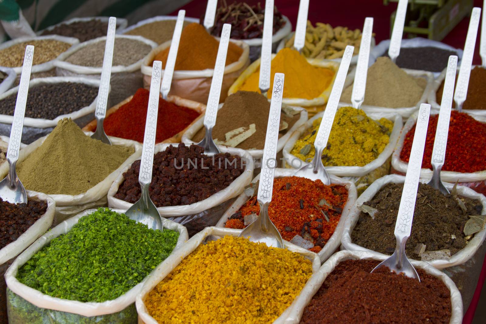 Spice Indian bazaar  Anjuna Market  Goa by mcherevan