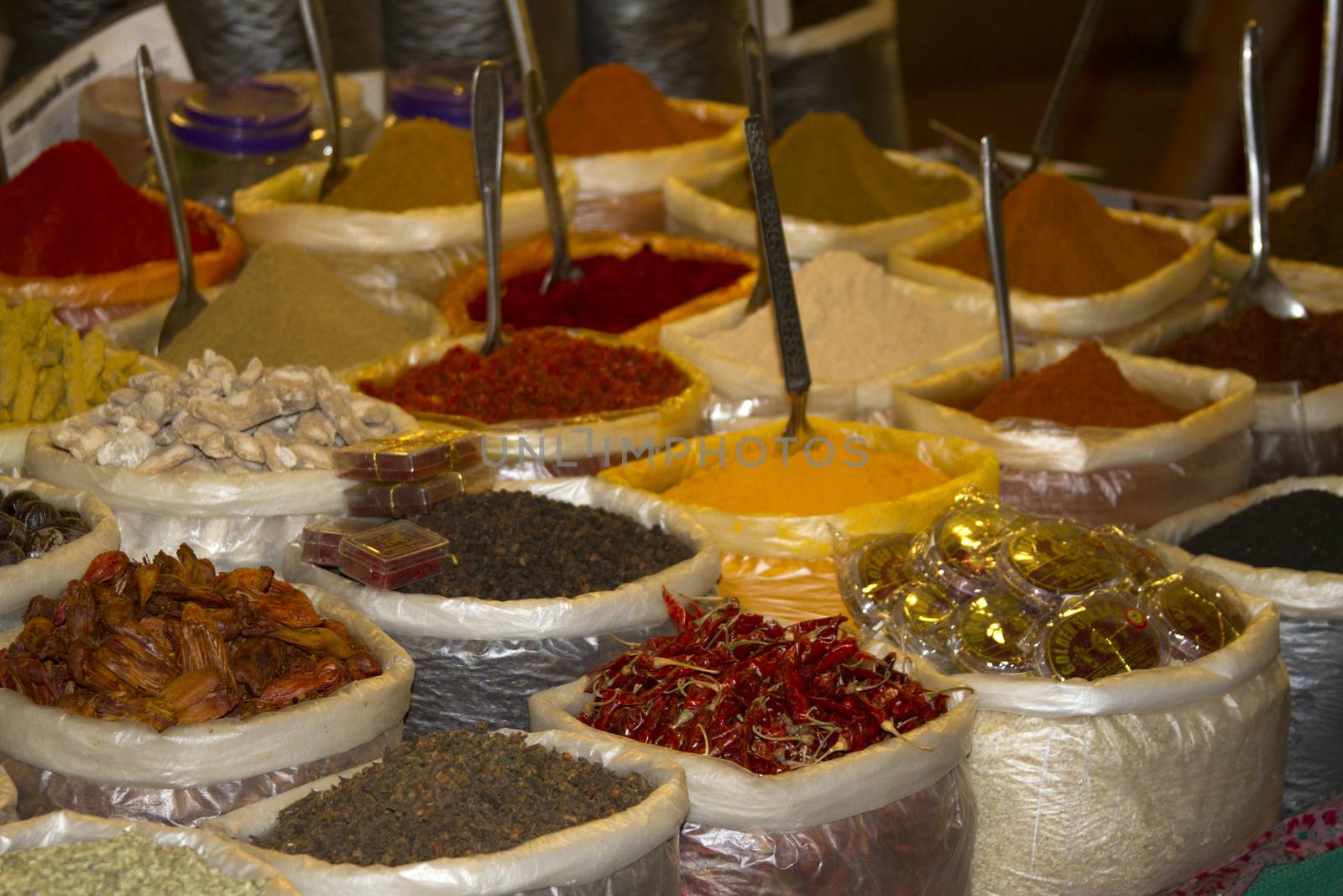 Spice Indian bazaar  Anjuna Market  Goa by mcherevan