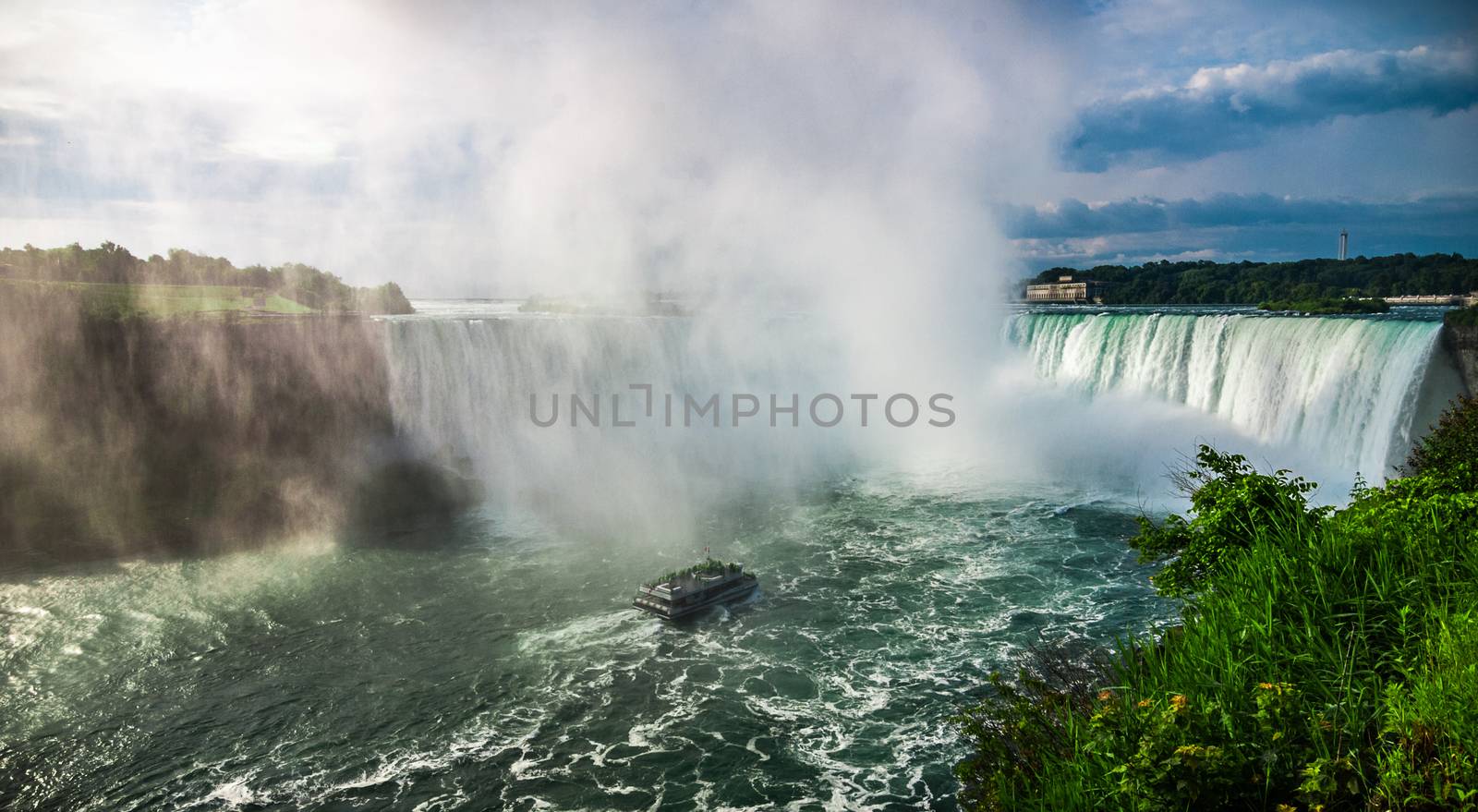 Views of the mighty Niagara River and Falls and those who would tour it, from the surrounding areas.
