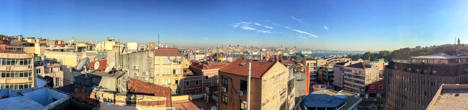 Istanbul, Turkey. Panoramic skyline by jovannig