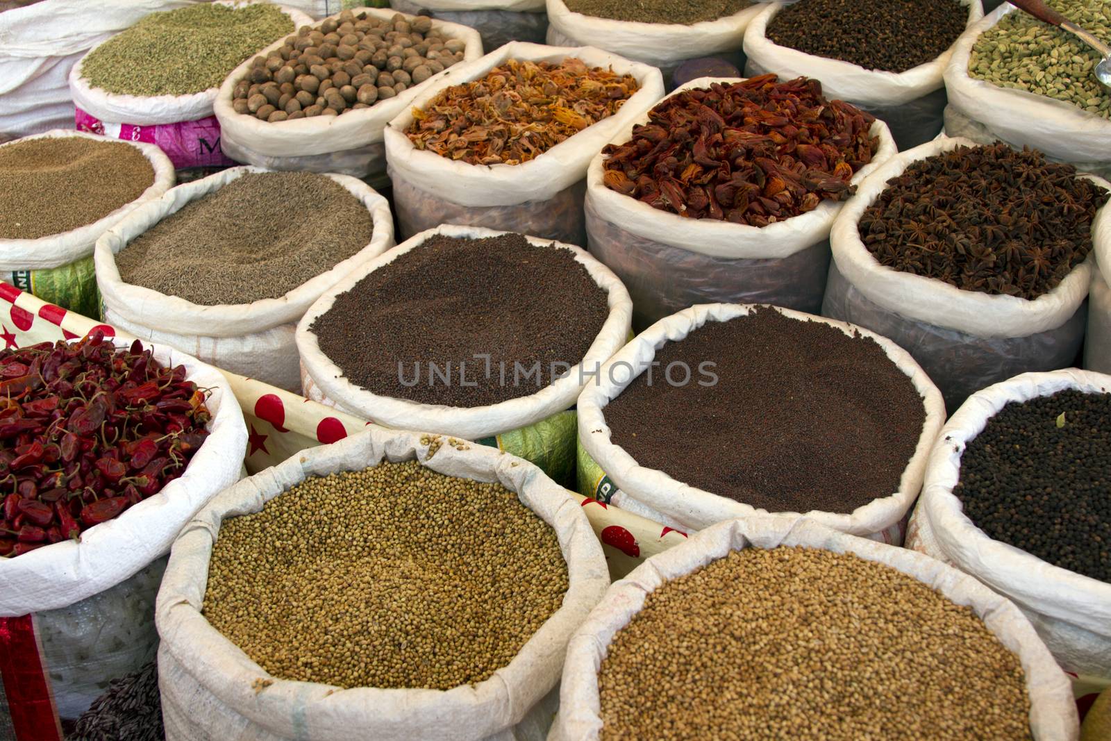 Spice Indian bazaar  Anjuna Market  Goa by mcherevan