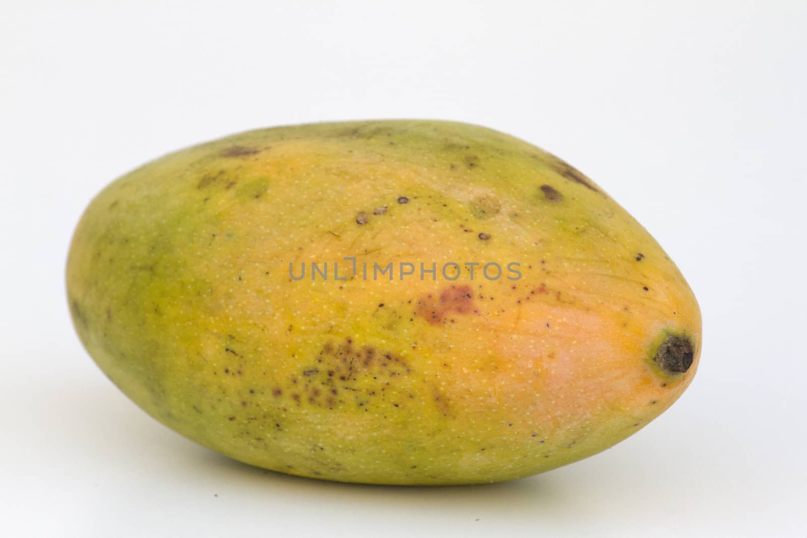 Fresh juicy yellow ripe mango.