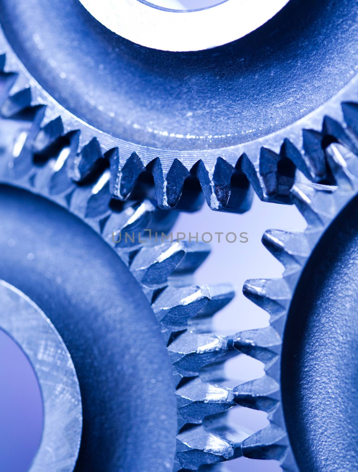 Gears, industrial mechanism, technic concept