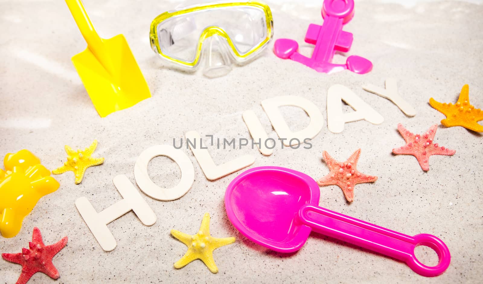 Beach background, vivid colorful atmosphere