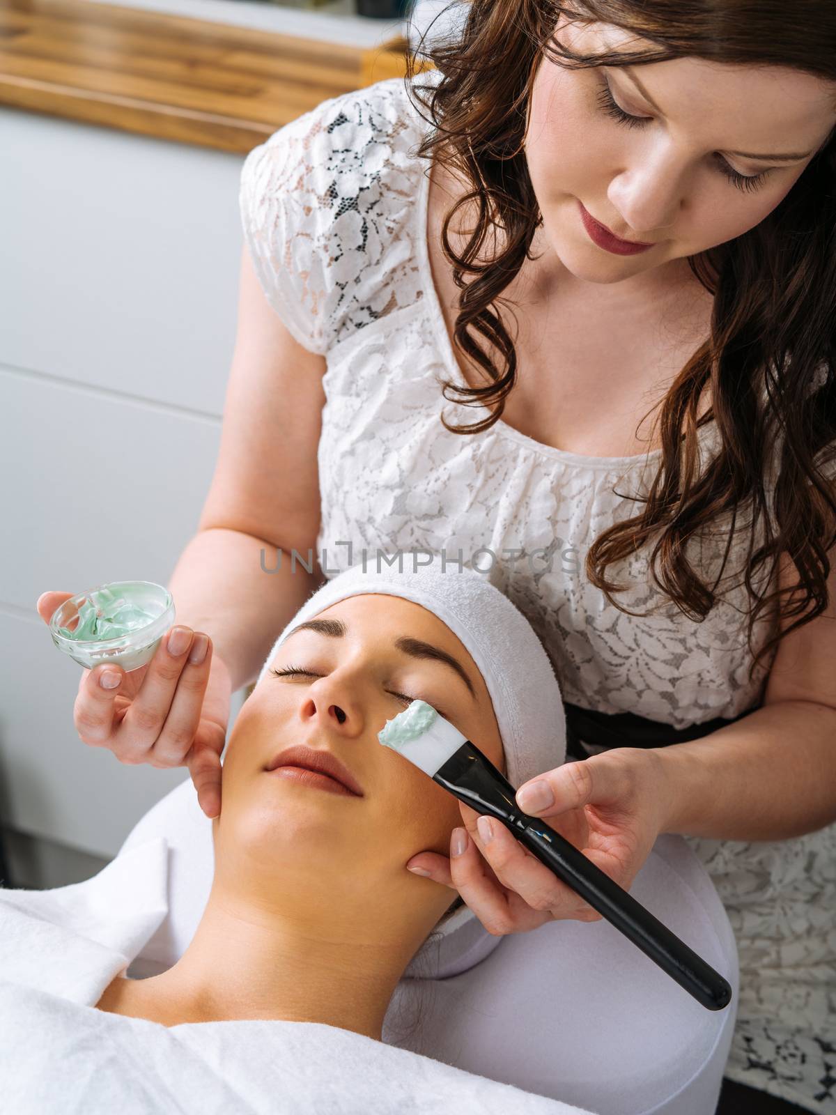 Facial in the salon by sumners