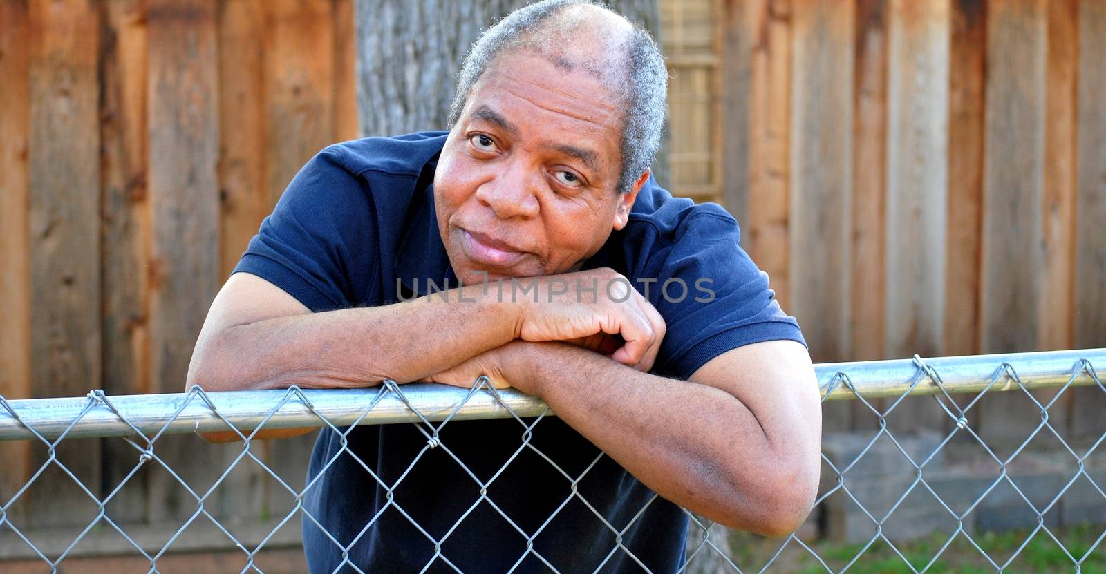 African american male expressions outside.