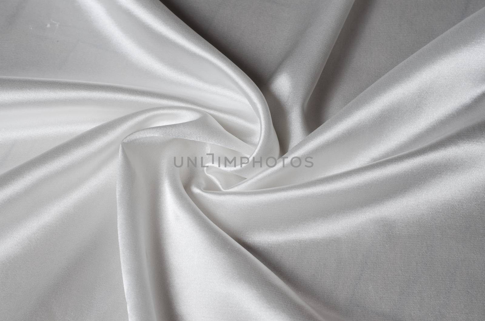 white silk satin fabric by sarkao