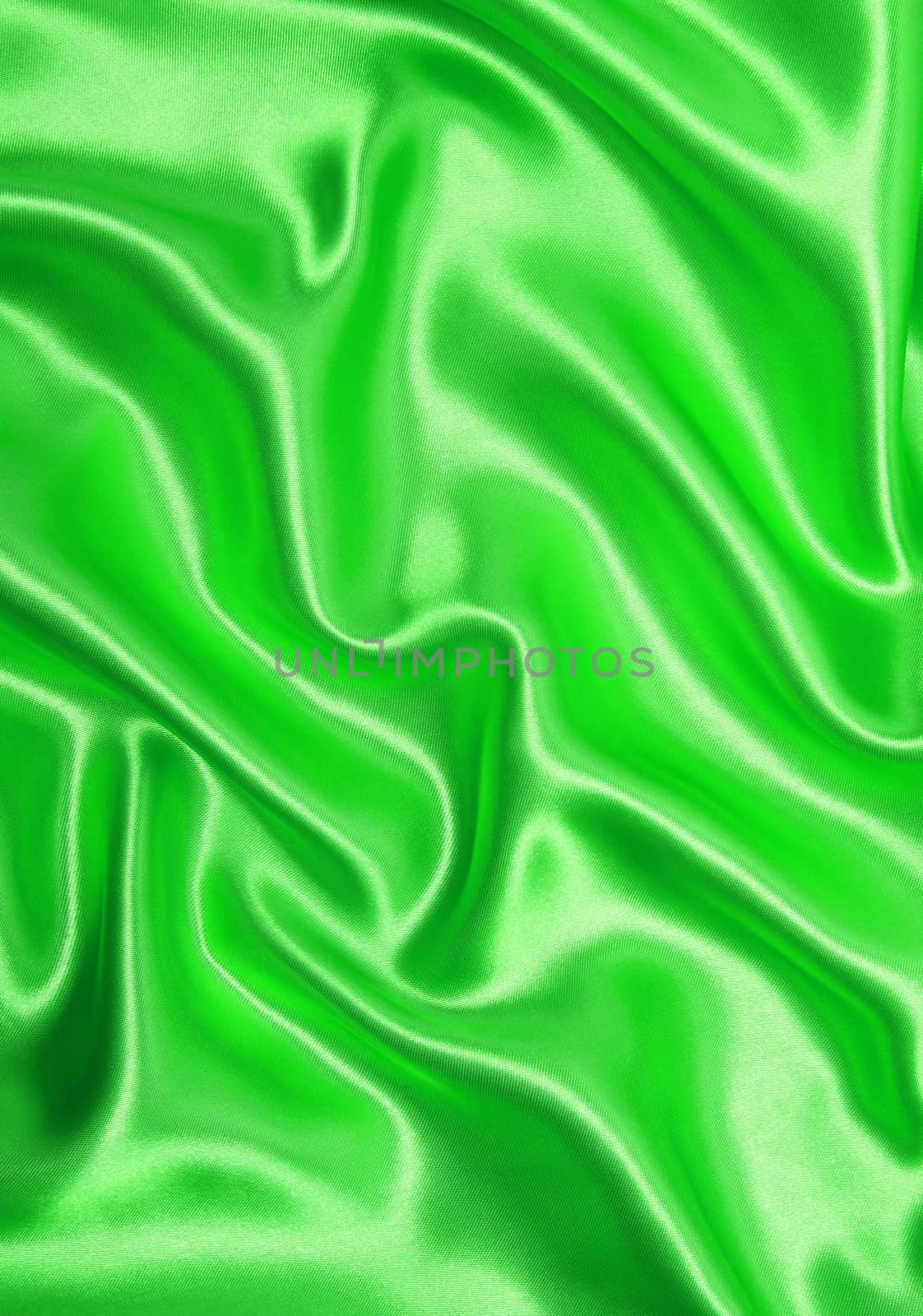 Smooth elegant green silk or satin can use as background 