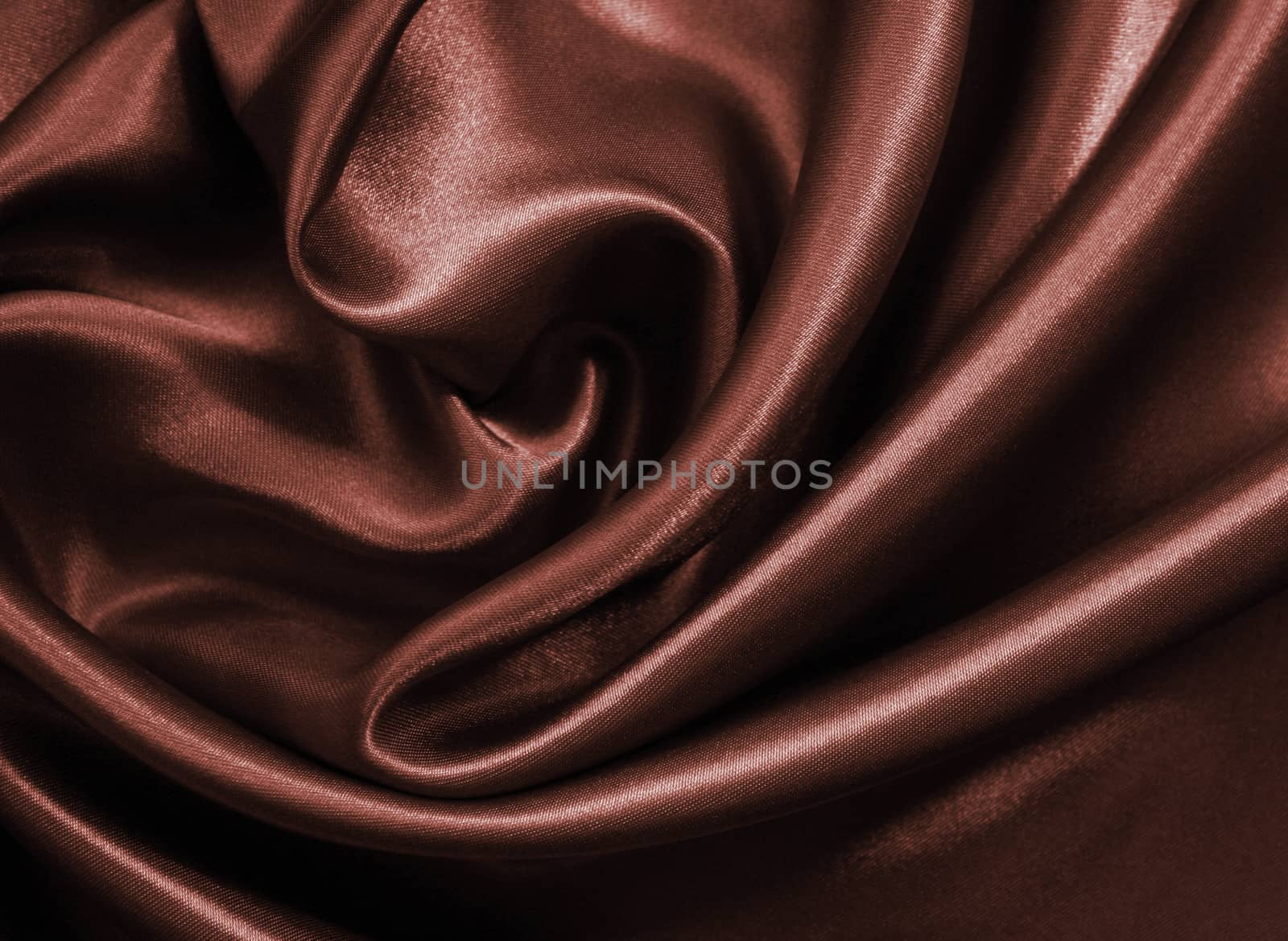 Smooth elegant dark brown chocolate silk can use as background