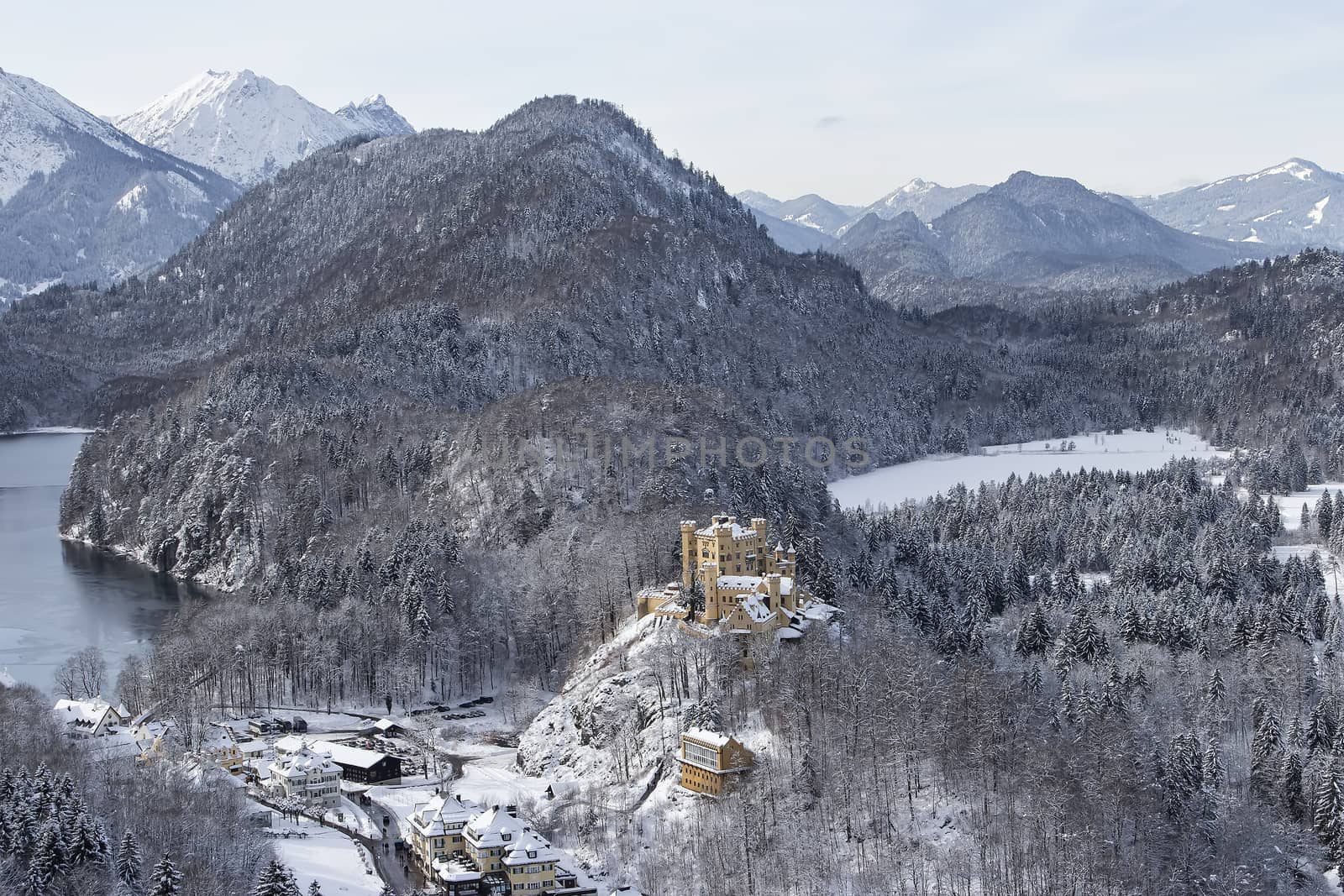 View from Neuschwanstein by lasseman