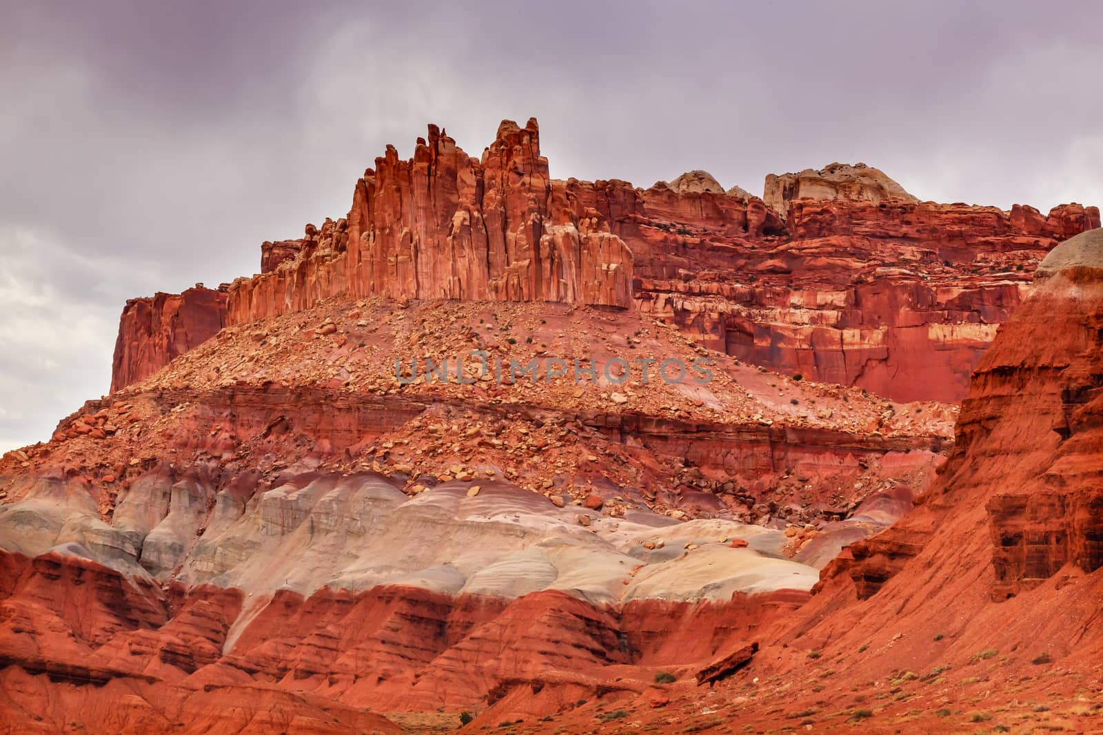 Sandstone Mountain Capital Reef National Park Torrey Utah by bill_perry