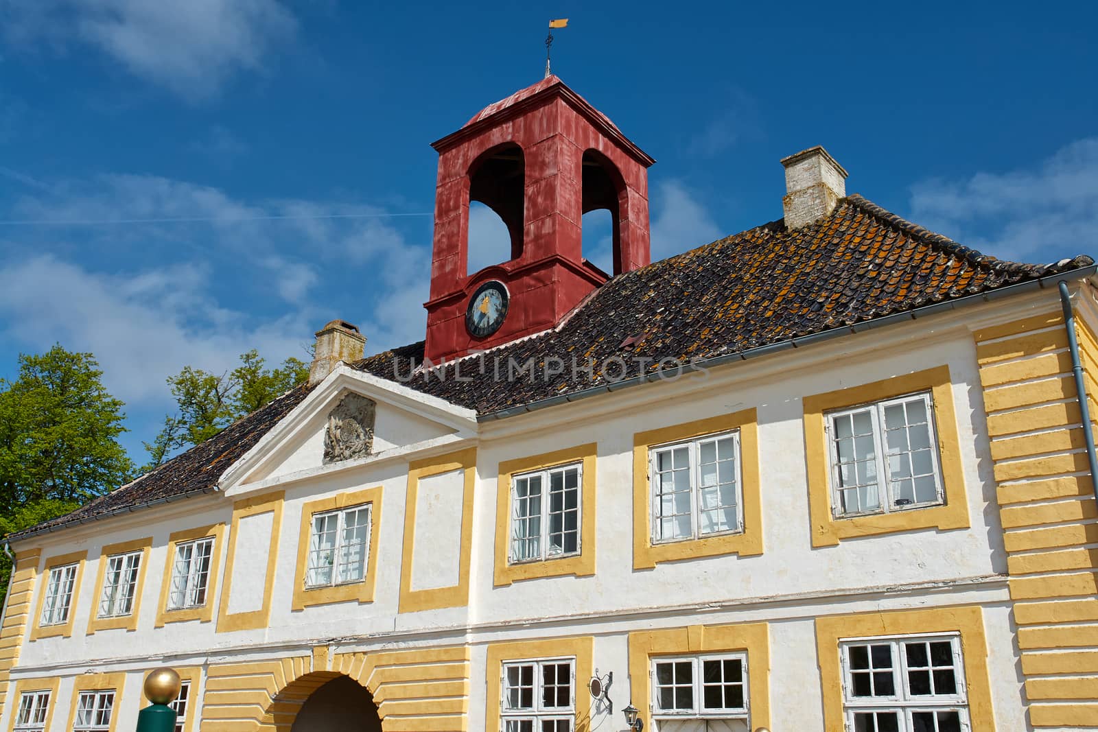 Valdemars Castle Slot Taasinge Funen Denmark a great tourist attraction                               