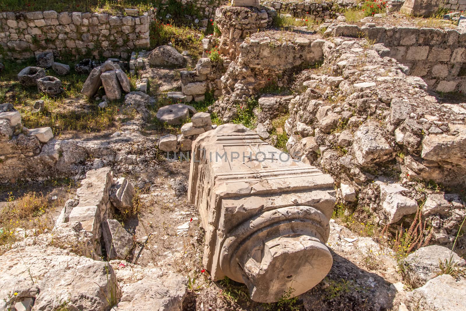 Ruins of the Temple of Serapis in Jerusalem