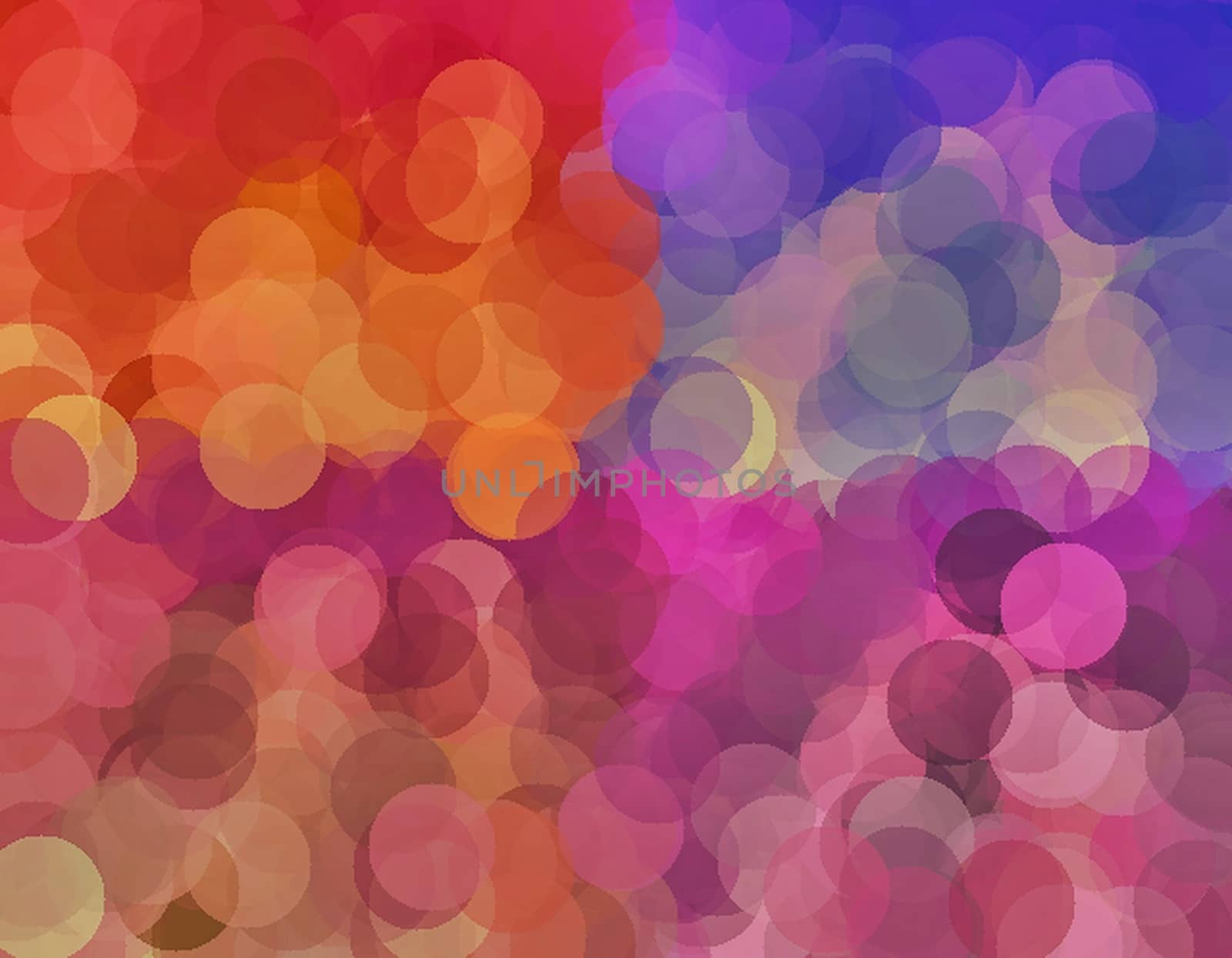 four color bokeh background
