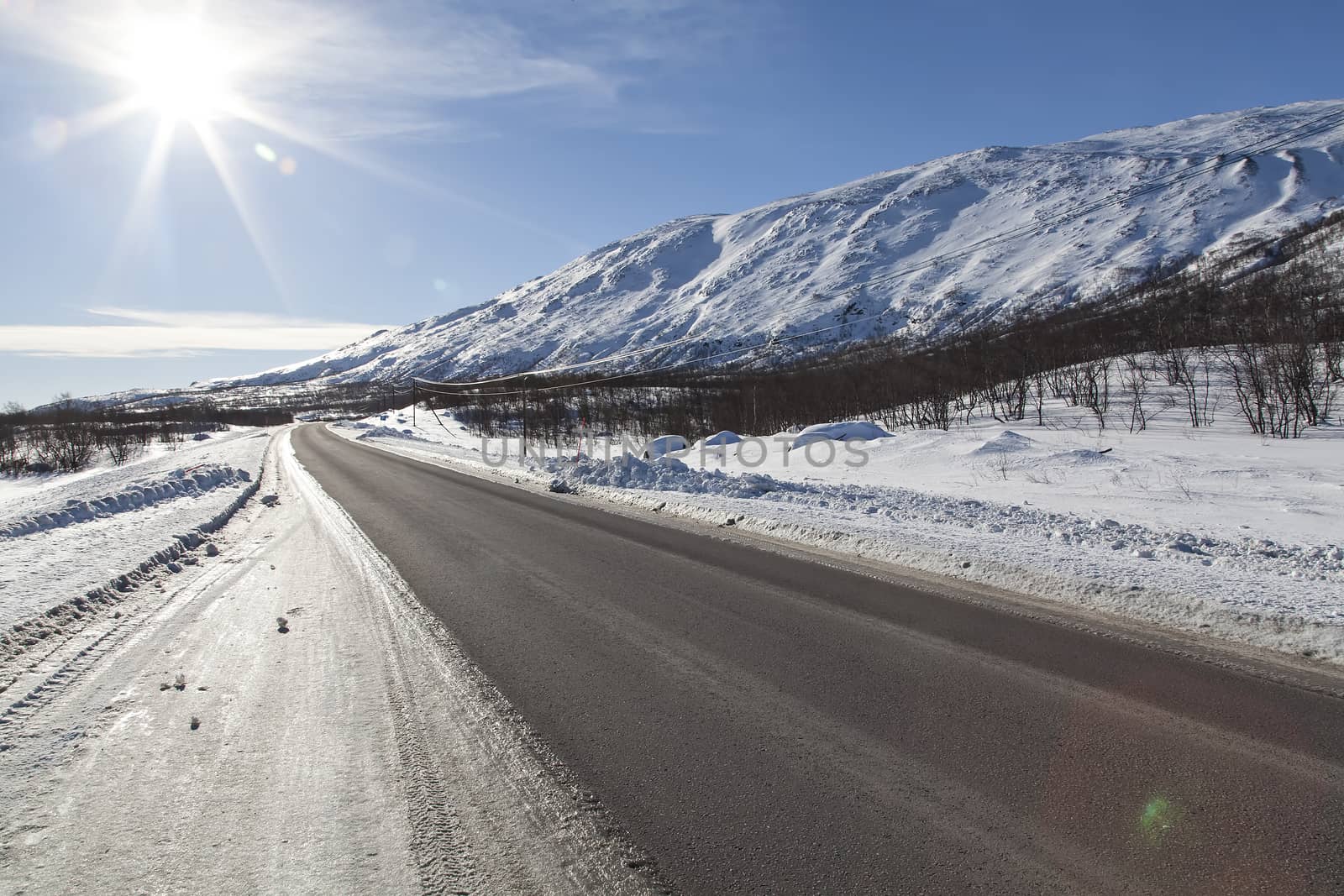 A sunny road by lasseman