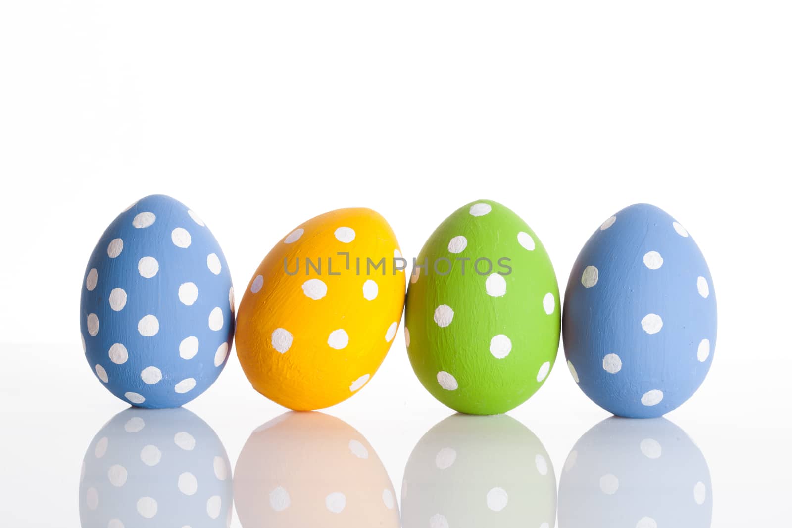 easter eggs isolated on white by fotomaximum