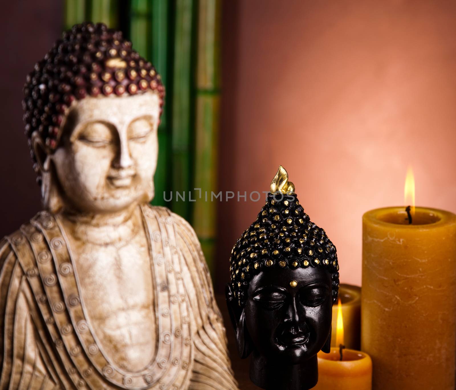Portrait of a buddha statue
