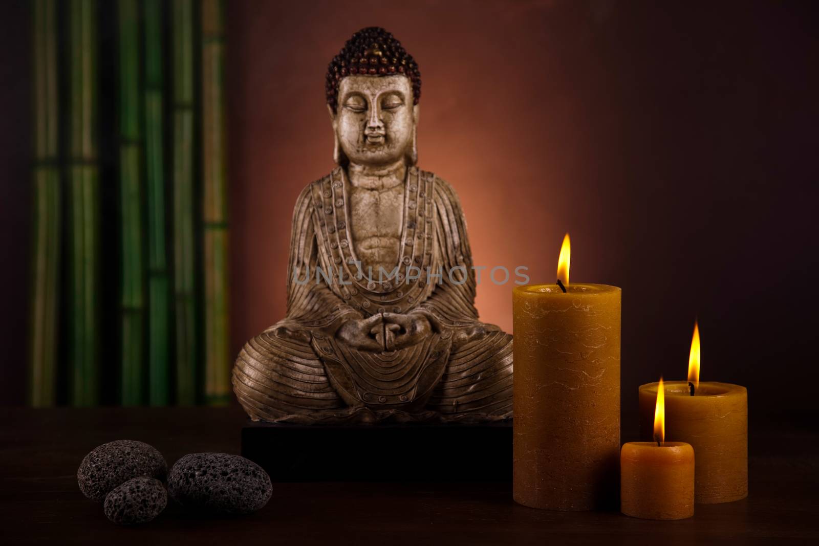 Portrait of a buddha statue