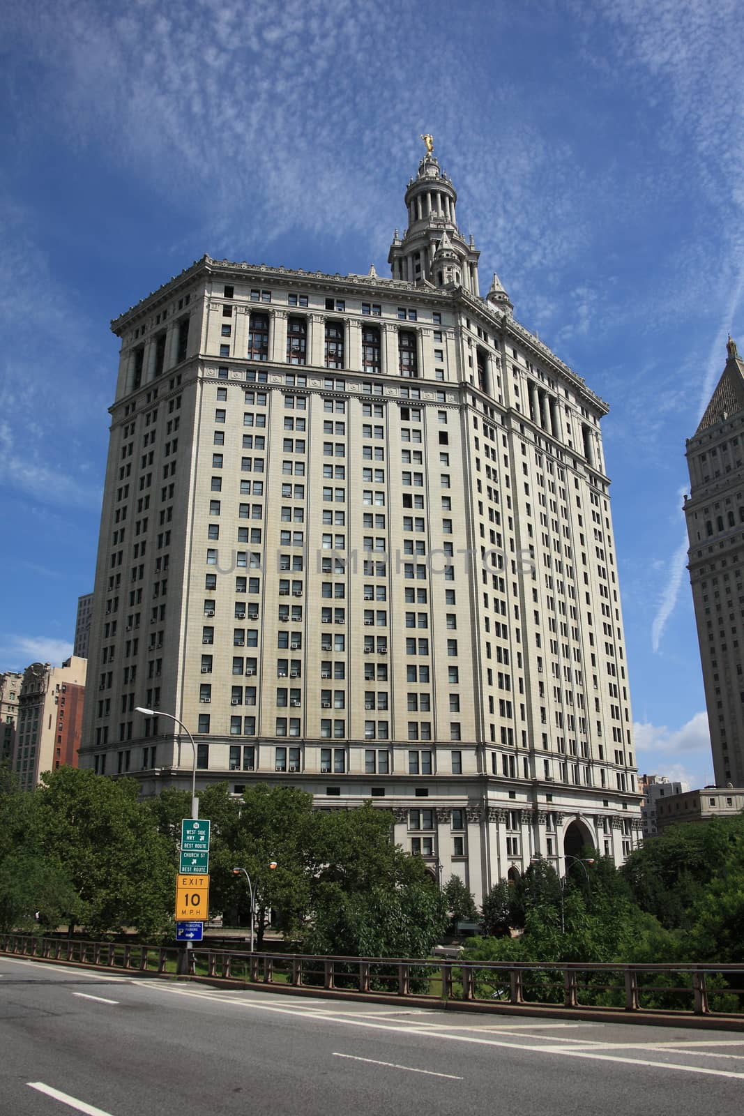 Historic lower NYC landmark located next to the United States Courthouse.