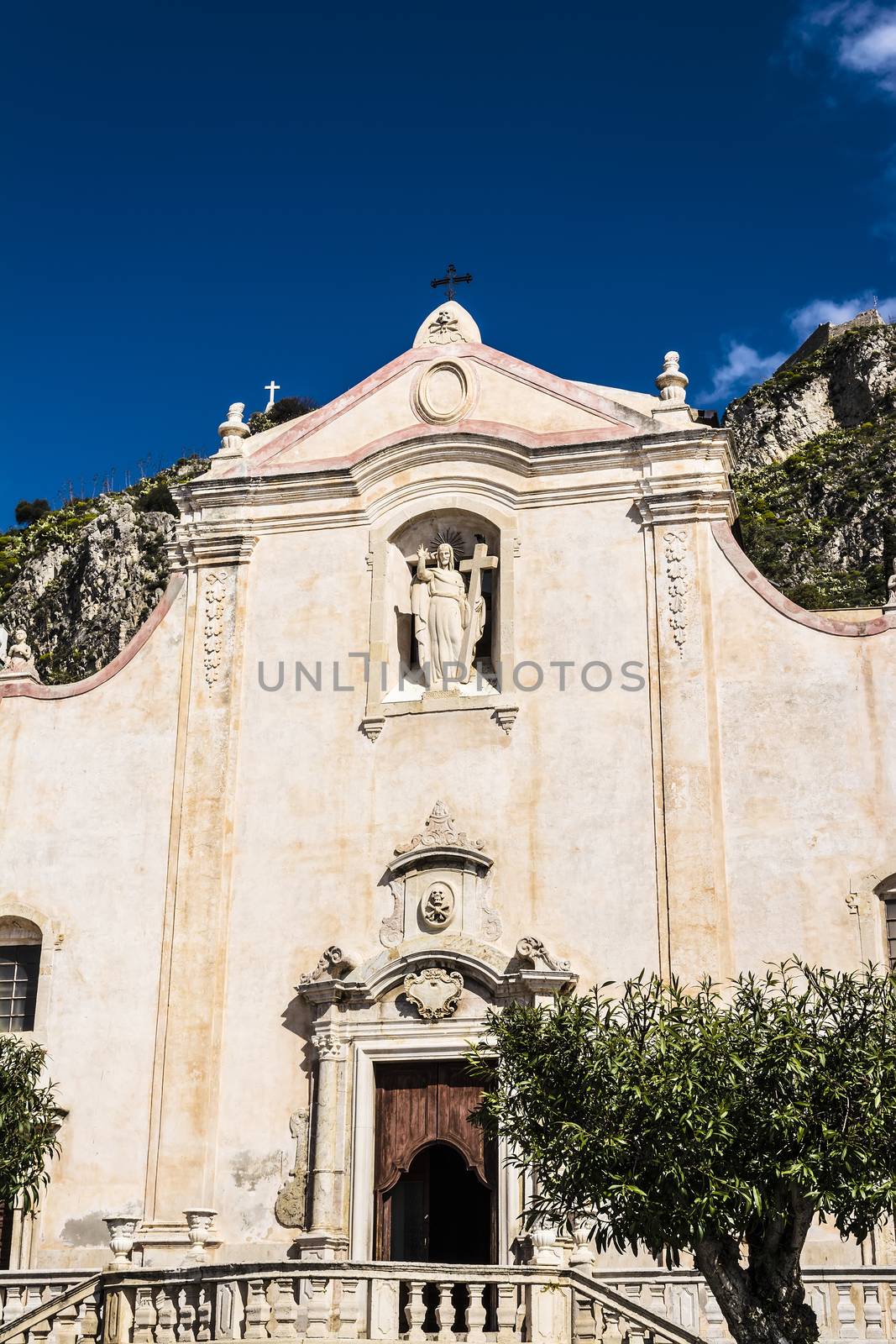 Old Church of San Giuseppi in Taormina, Sicily, Italy