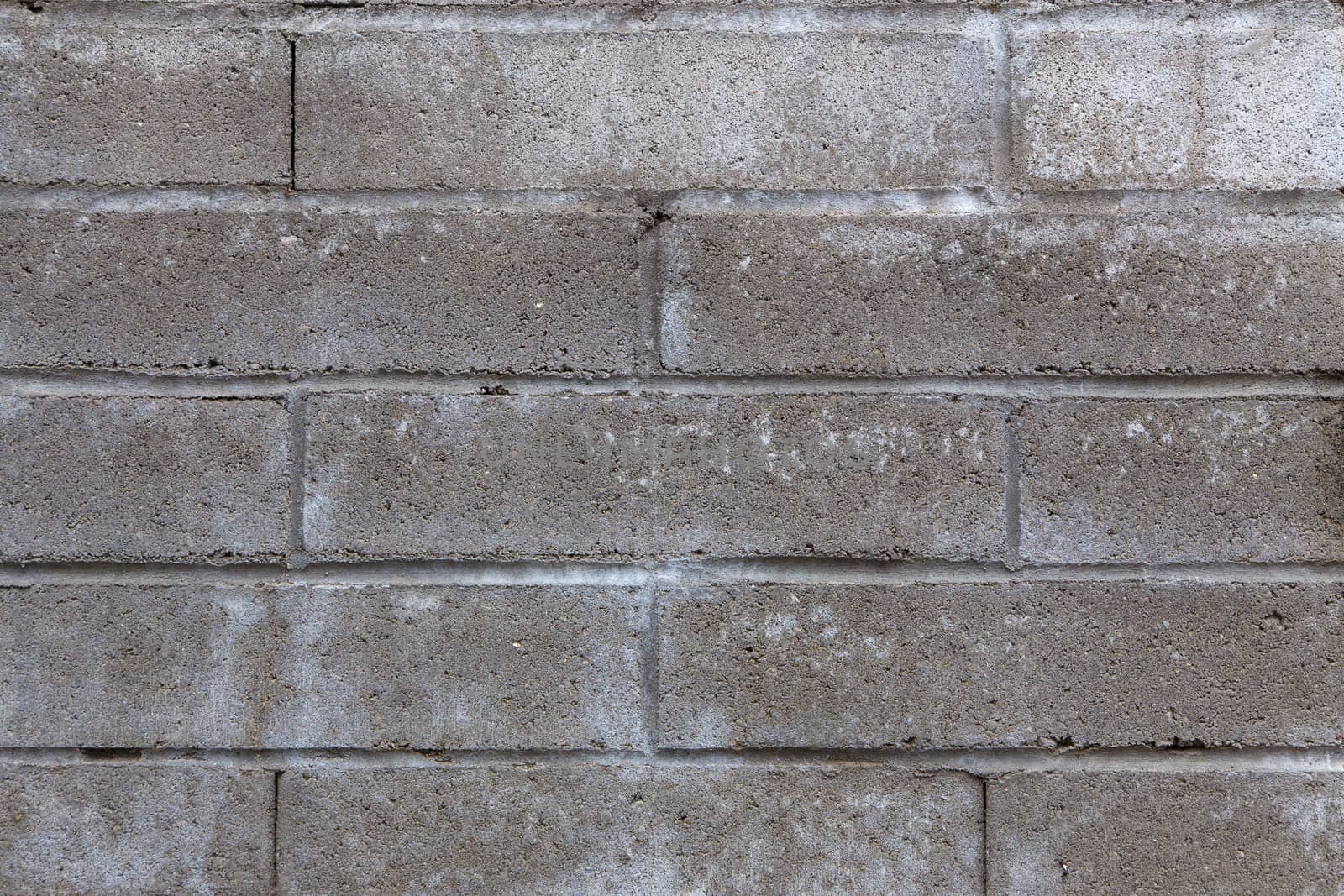 Close-up of Cinder Block Wall Background or Backdrop