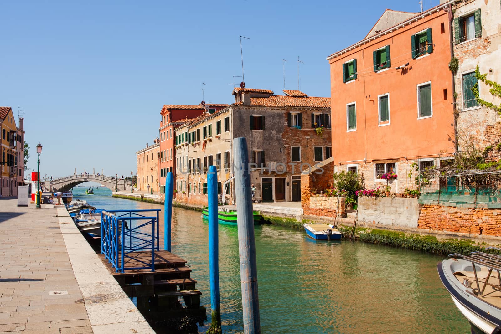 View of Venice, famous city in Italy
