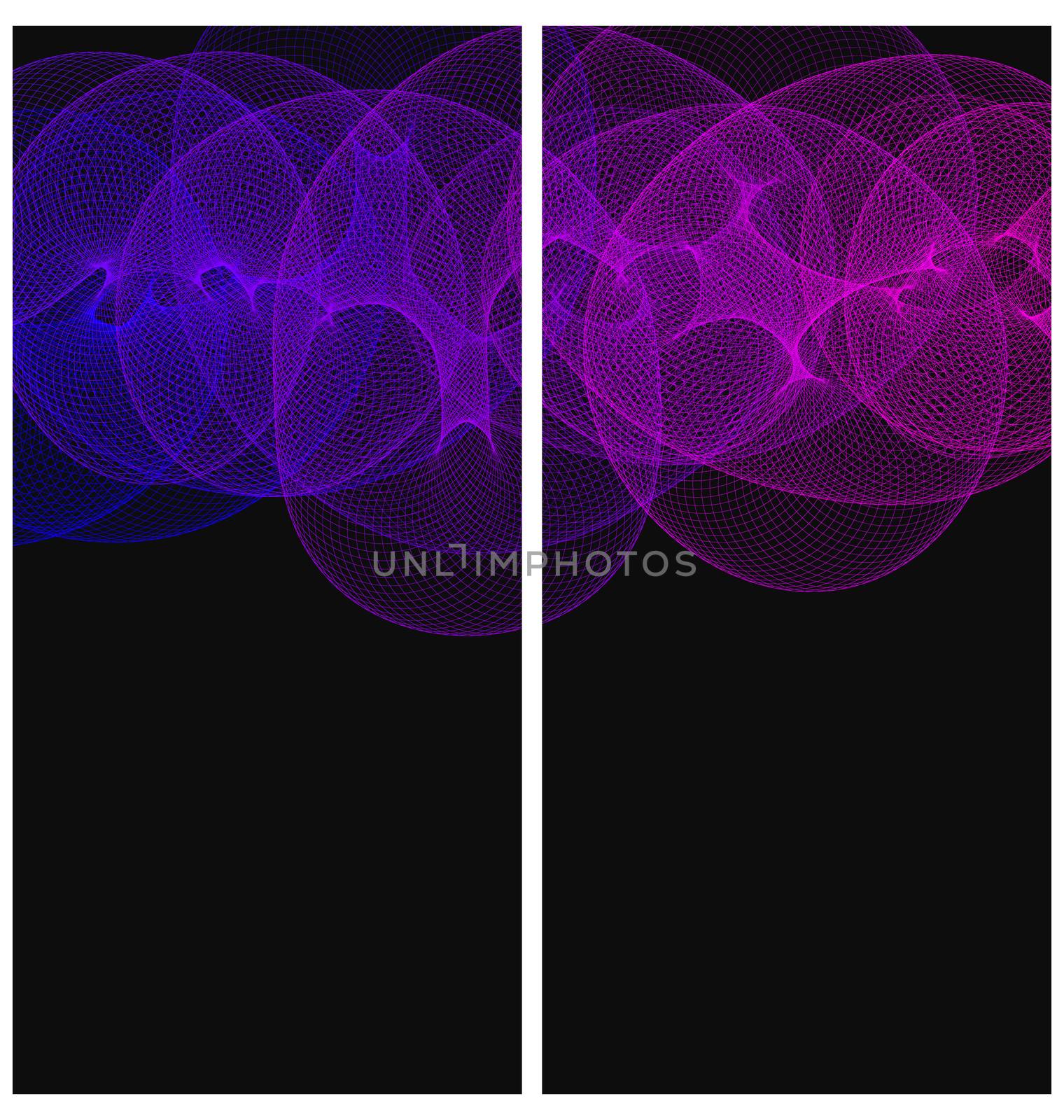 Abstract technology background template for creative design