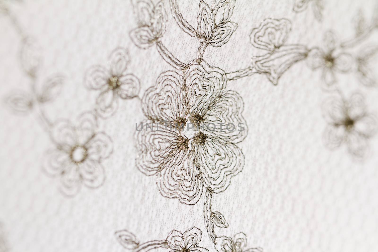 Close up photot of beautiful Italian lace