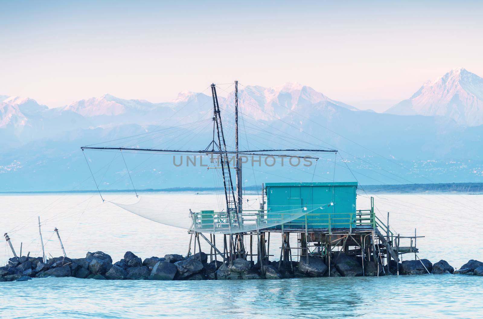 Fisherman's Net along the sea by jovannig