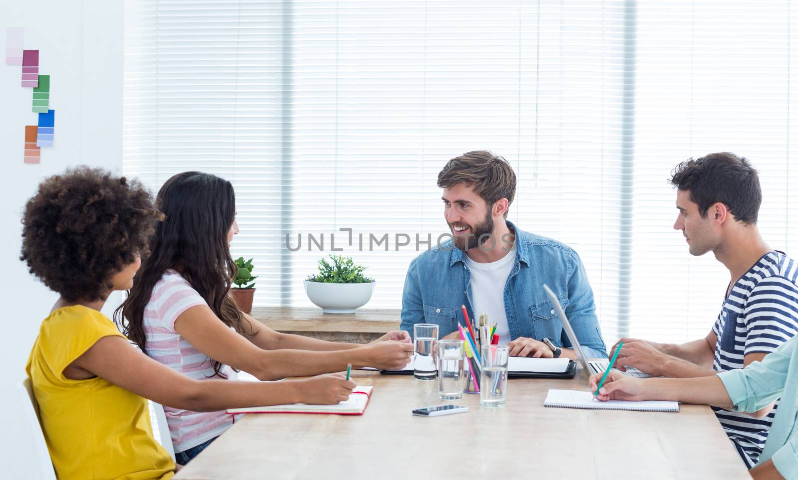 business people during a meeting  by Wavebreakmedia